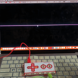 I made it so the waveform changes both shape (via frequency adjustments) and colour depending on the key. This made the system more expressive and responsive overall.
