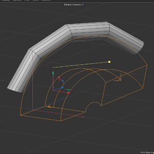 Experimenting with different shapes and bends.
