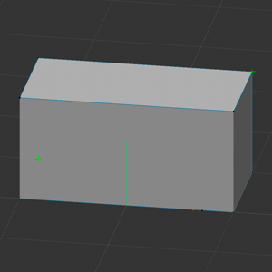 Created a rectangle using the polygon tool.