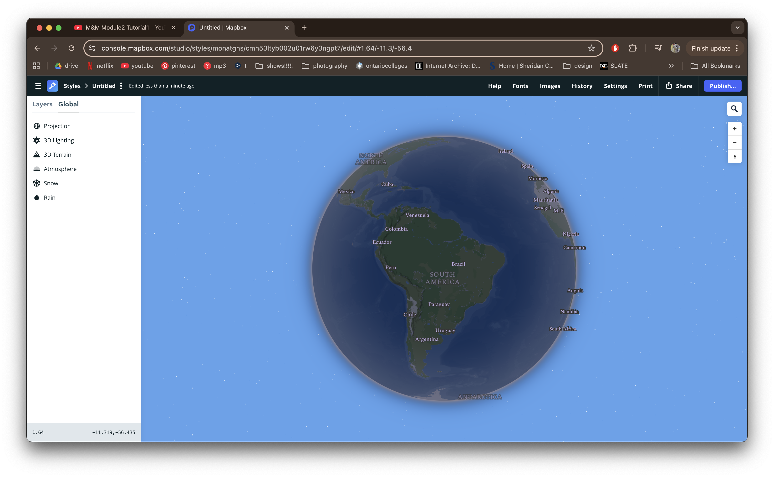 Added an atmosphere layer.
